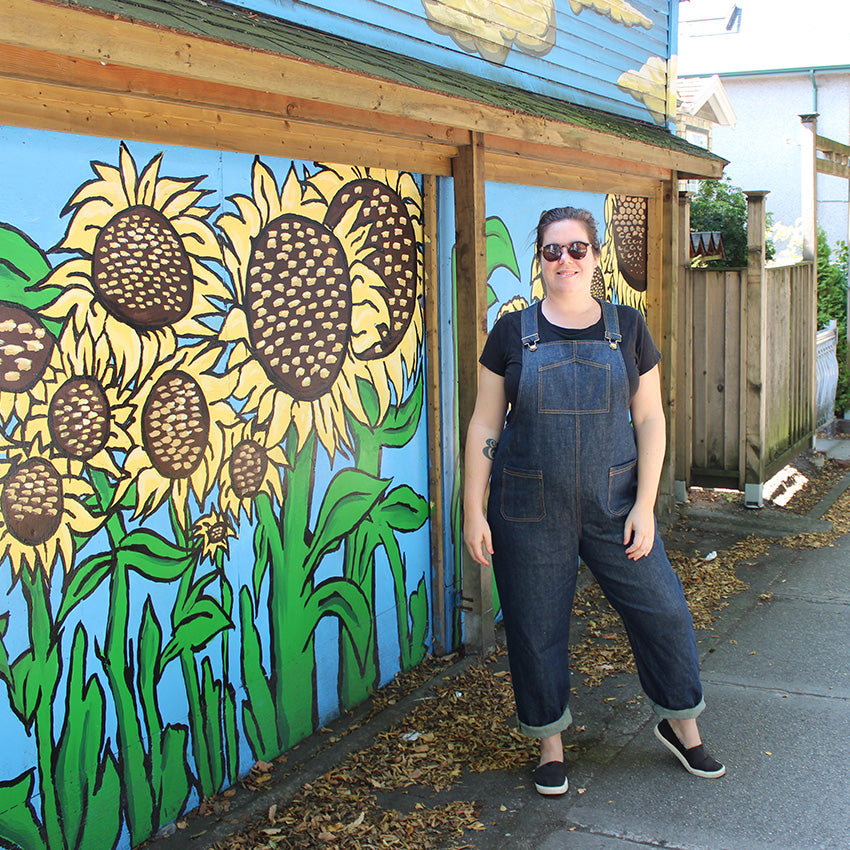 Yanta in Denim » Denim Overalls Pattern from Helen's Closet Patterns