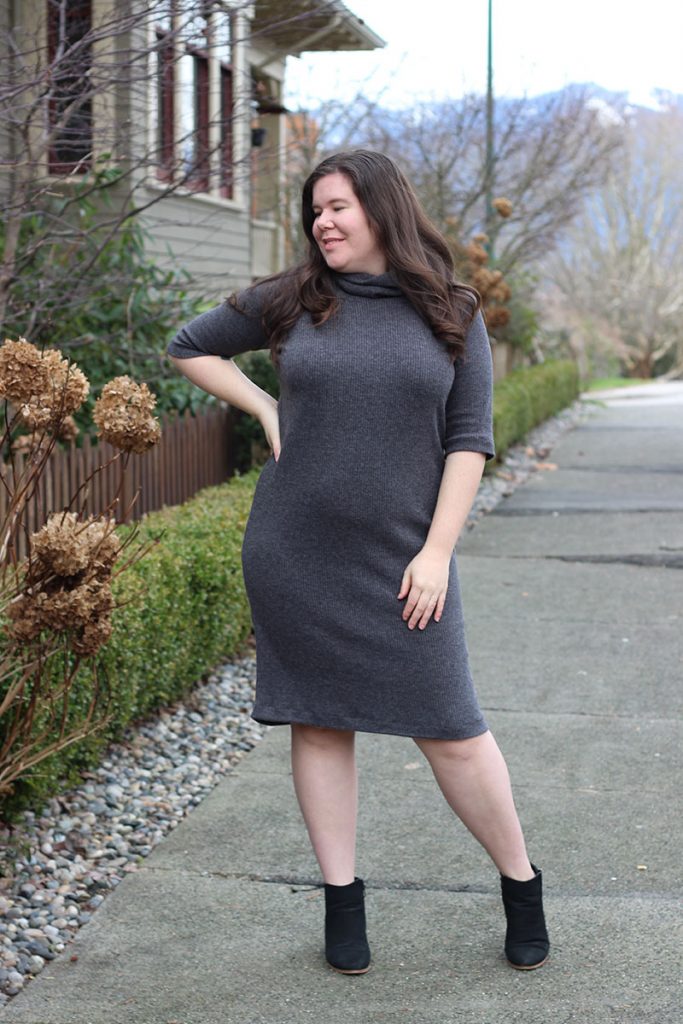 Plus black clearance sweater dress