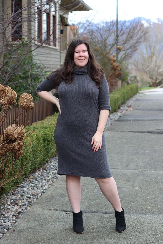 How to Wear a Sweater Dress 7 Ways - Polished Closets