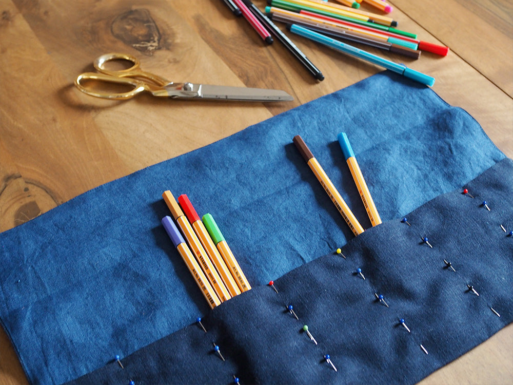 How to Make a Roll Up Pencil Case - Sew My Place