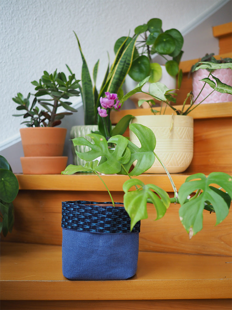 Just Keep Growing - How to Make Your Very Own DIY Fabric Planters -  peppermint magazine