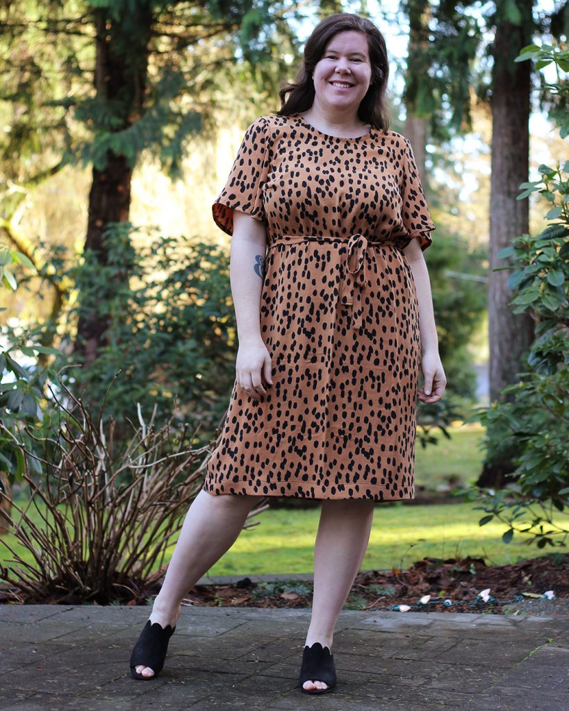 This Ashton dress hack is an easy way to dress up a tried and true sewing pattern!
