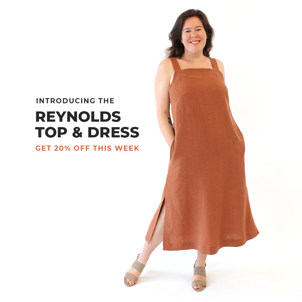 Introducing the Reynolds Top and Dress Sewing Pattern from Helen's Closet Patterns