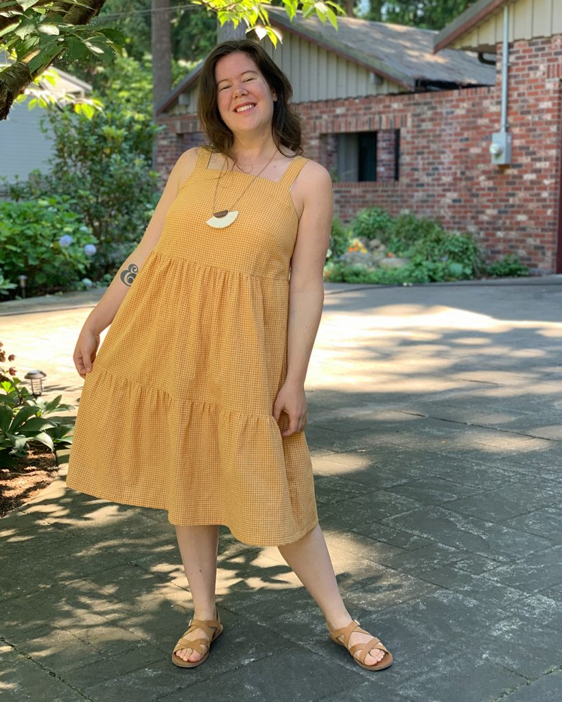 Reynolds Gathered Dress Tutorial from Helen's Closet Patterns