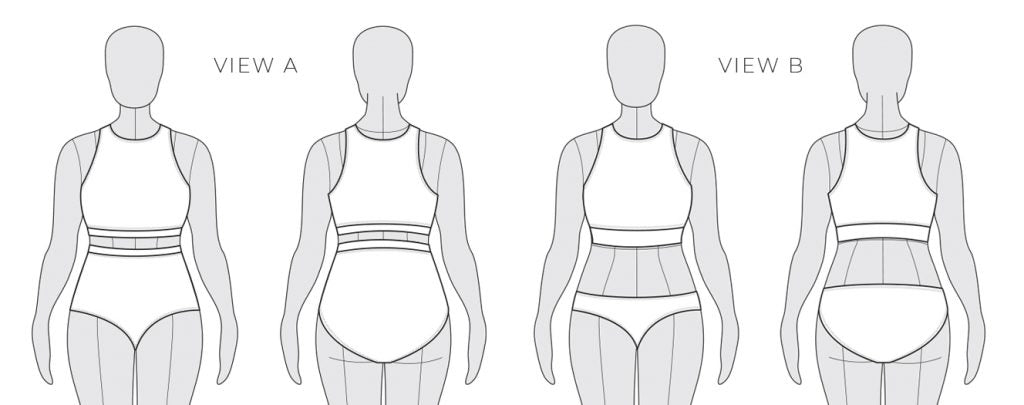 Introducing the Sandpiper Swimsuit Pattern » Helen's Closet Patterns