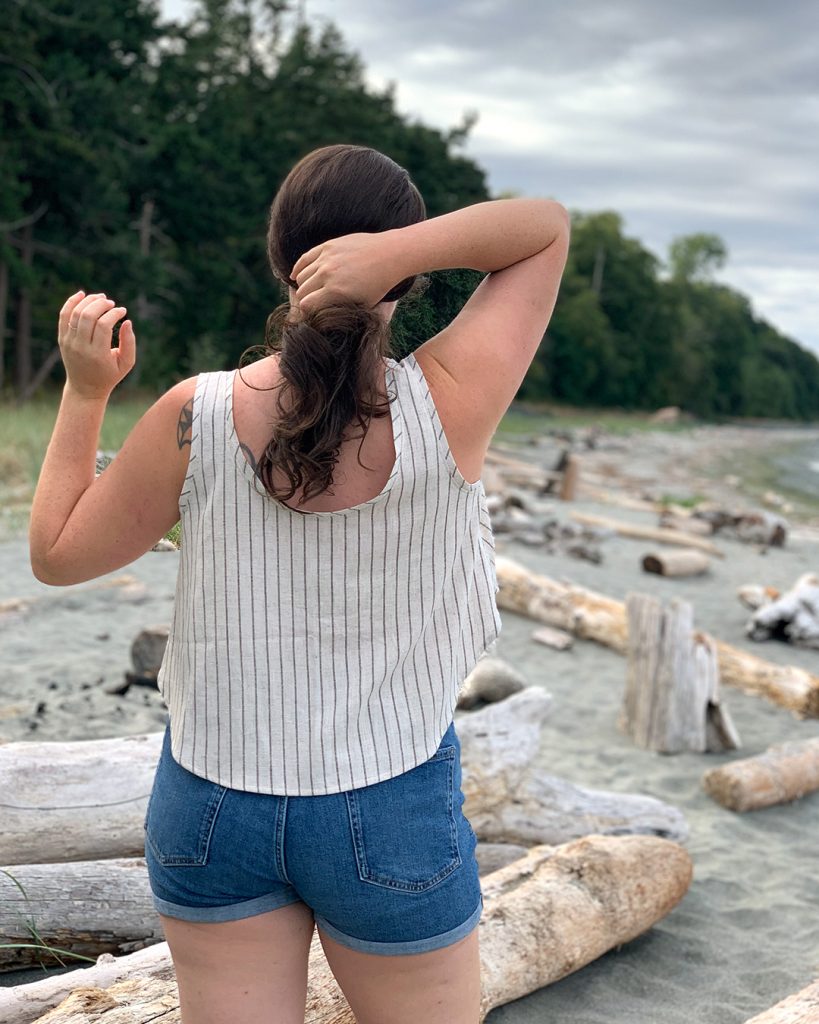 Woven Luna Tank from Helen's Closet Patterns