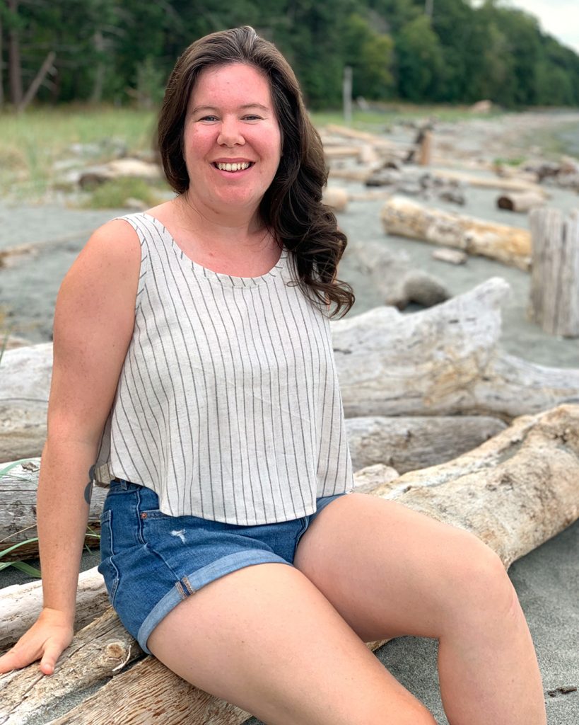 Woven Luna Tank from Helen's Closet Patterns