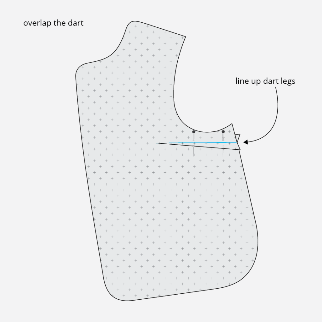 How to sew a dart on the Wildwood Jacket and Vest Pattern - Helen's Closet Patterns Blog